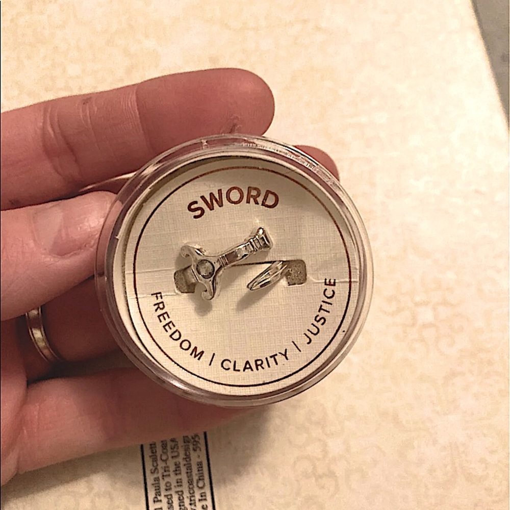Alex and Ani sward ring